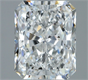 Natural Diamond 2.50 Carats, Radiant with  Cut, D Color, SI1 Clarity and Certified by GIA