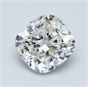 Natural Diamond 1.11 Carats, Cushion with  Cut, J Color, VS1 Clarity and Certified by GIA