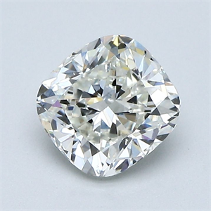 Picture of Natural Diamond 1.11 Carats, Cushion with  Cut, J Color, VS1 Clarity and Certified by GIA