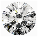 Diamante Natural 0.56 quilates, Redondo , Color G, claridad IF y certificado IGI