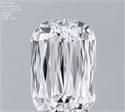 Natural Diamond 0.52 Carats, Cushion with  Cut, D Color, VS2 Clarity and Certified by GIA