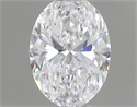Natural Diamond 0.41 Carats, Oval with  Cut, D Color, VVS1 Clarity and Certified by GIA