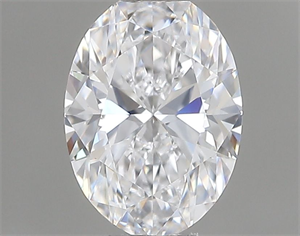 Picture of Natural Diamond 0.41 Carats, Oval with  Cut, D Color, VVS1 Clarity and Certified by GIA
