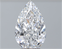 Diamante Natural 3.65 quilates, De pera , Color D, claridad FL y certificado GIA