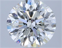 Natural Diamond 0.90 Carats, Round with Excellent Cut, G Color, VS2 Clarity and Certified by GIA