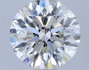 Picture of Natural Diamond 0.90 Carats, Round with Excellent Cut, G Color, VS2 Clarity and Certified by GIA