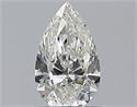 Natural Diamond 0.60 Carats, Pear with  Cut, I Color, SI1 Clarity and Certified by GIA