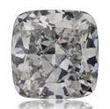 Natural Diamond 0.51 Carats, Cushion with  Cut, D Color, VVS2 Clarity and Certified by GIA