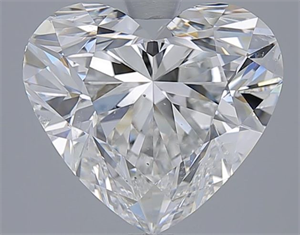 Picture of Natural Diamond 5.02 Carats, Heart with  Cut, G Color, SI1 Clarity and Certified by GIA