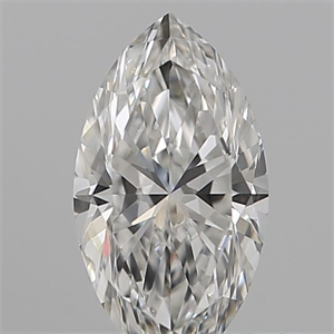 Picture of Natural Diamond 0.10 Carats, Marquise with  Cut, D Color, SI1 Clarity and Certified by IGI