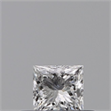 Natural Diamond 0.23 Carats, Princess with  Cut, E Color, VVS1 Clarity and Certified by GIA