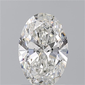 Picture of Natural Diamond 1.51 Carats, Oval with  Cut, G Color, SI1 Clarity and Certified by GIA