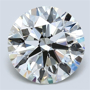 Foto Diamante Natural 2.50 quilates, Redondo , Color I, claridad VS2 y certificado GIA de