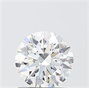 Lab Grown Diamond 1.03 Carats, Round with Ideal Cut, D Color, VS2 Clarity and Certified by IGI