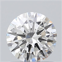 Natural Diamond 0.70 Carats, Round with Excellent Cut, H Color, VS2 Clarity and Certified by GIA