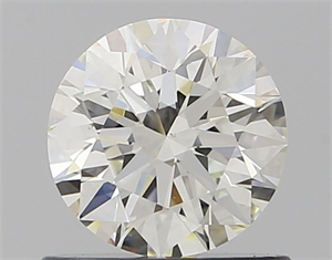 Picture of Natural Diamond 0.70 Carats, Round with Excellent Cut, I Color, VS2 Clarity and Certified by GIA
