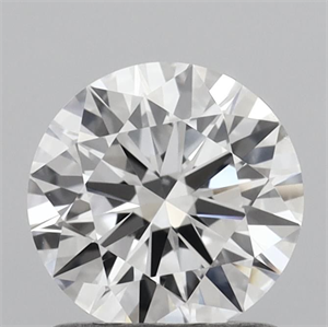 Picture of Lab Grown Diamond 1.04 Carats, Round with Ideal Cut, D Color, VVS2 Clarity and Certified by IGI