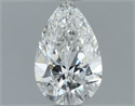 Natural Diamond 1.00 Carats, Pear with  Cut, G Color, SI2 Clarity and Certified by IGI