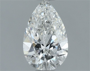 Picture of Natural Diamond 1.00 Carats, Pear with  Cut, G Color, SI2 Clarity and Certified by IGI