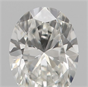 Natural Diamond 0.19 Carats, Oval with  Cut, G Color, VVS2 Clarity and Certified by IGI