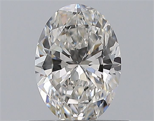 Foto Diamante Natural 0.66 quilates, Ovalado , Color G, claridad SI1 y certificado GIA de
