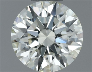 Picture of Natural Diamond 0.51 Carats, Round with Excellent Cut, K Color, VVS2 Clarity and Certified by IGI