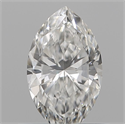 Natural Diamond 0.10 Carats, Marquise with  Cut, F Color, VS1 Clarity and Certified by IGI