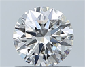 Natural Diamond 0.70 Carats, Round with Excellent Cut, F Color, VS2 Clarity and Certified by GIA