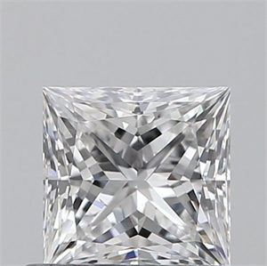 Foto Diamante Natural 0.62 quilates, Princesa , Color D, claridad SI1 y certificado GIA de