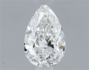 Picture of Natural Diamond 0.40 Carats, Pear with  Cut, D Color, VS1 Clarity and Certified by GIA