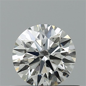 Picture of Natural Diamond 0.41 Carats, Round with Excellent Cut, G Color, VVS1 Clarity and Certified by IGI
