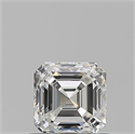 Natural Diamond 0.70 Carats, Asscher with  Cut, H Color, VVS2 Clarity and Certified by GIA