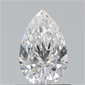 Diamante Natural 0.70 quilates, De pera , Color D, claridad VS1 y certificado GIA
