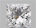 Natural Diamond 1.20 Carats, Princess with  Cut, D Color, VVS2 Clarity and Certified by GIA