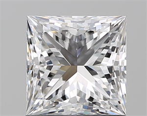 Picture of Natural Diamond 1.20 Carats, Princess with  Cut, D Color, VVS2 Clarity and Certified by GIA