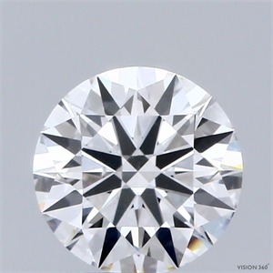 Picture of Lab Grown Diamond 1.08 Carats, Round with Ideal Cut, F Color, VVS2 Clarity and Certified by IGI
