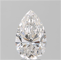 Natural Diamond 3.20 Carats, Pear with  Cut, G Color, SI1 Clarity and Certified by GIA