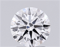 Lab Grown Diamond 1.50 Carats, Round with Excellent Cut, D Color, VVS2 Clarity and Certified by IGI