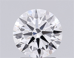 Picture of Lab Grown Diamond 1.50 Carats, Round with Excellent Cut, D Color, VVS2 Clarity and Certified by IGI