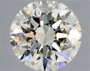 Picture of Natural Diamond 1.00 Carats, Round with Excellent Cut, L Color, SI1 Clarity and Certified by GIA