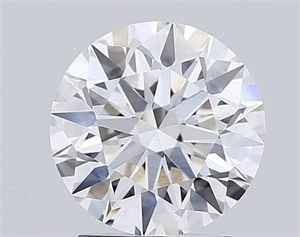Picture of Lab Grown Diamond 2.04 Carats, Round with Very Good Cut, F Color, VS1 Clarity and Certified by IGI