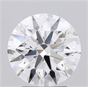 Del inventario de diamantes de laboratorio, 3.01 quilates, Redondo , Color D, claridad IF y certificado IGI