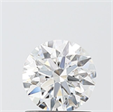 Lab Grown Diamond 1.02 Carats, Round with Ideal Cut, E Color, VS1 Clarity and Certified by IGI
