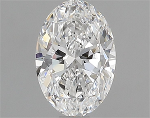 Picture of Natural Diamond 0.61 Carats, Oval with  Cut, D Color, VVS2 Clarity and Certified by GIA