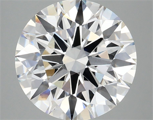 Picture of Lab Grown Diamond 5.09 Carats, Round with Ideal Cut, E Color, VVS2 Clarity and Certified by IGI