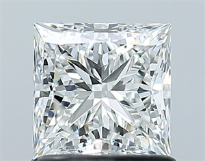Foto Diamante Natural 1.03 quilates, Princesa , Color G, claridad SI1 y certificado GIA de