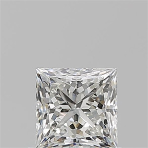 Picture of Natural Diamond 0.72 Carats, Princess with  Cut, I Color, VVS2 Clarity and Certified by GIA