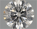 Natural Diamond 0.53 Carats, Round with Excellent Cut, J Color, SI2 Clarity and Certified by IGI