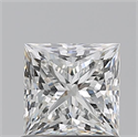 Natural Diamond 1.01 Carats, Princess with  Cut, G Color, VS1 Clarity and Certified by GIA