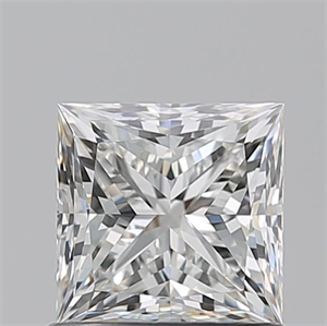 Picture of Natural Diamond 1.01 Carats, Princess with  Cut, G Color, VS1 Clarity and Certified by GIA